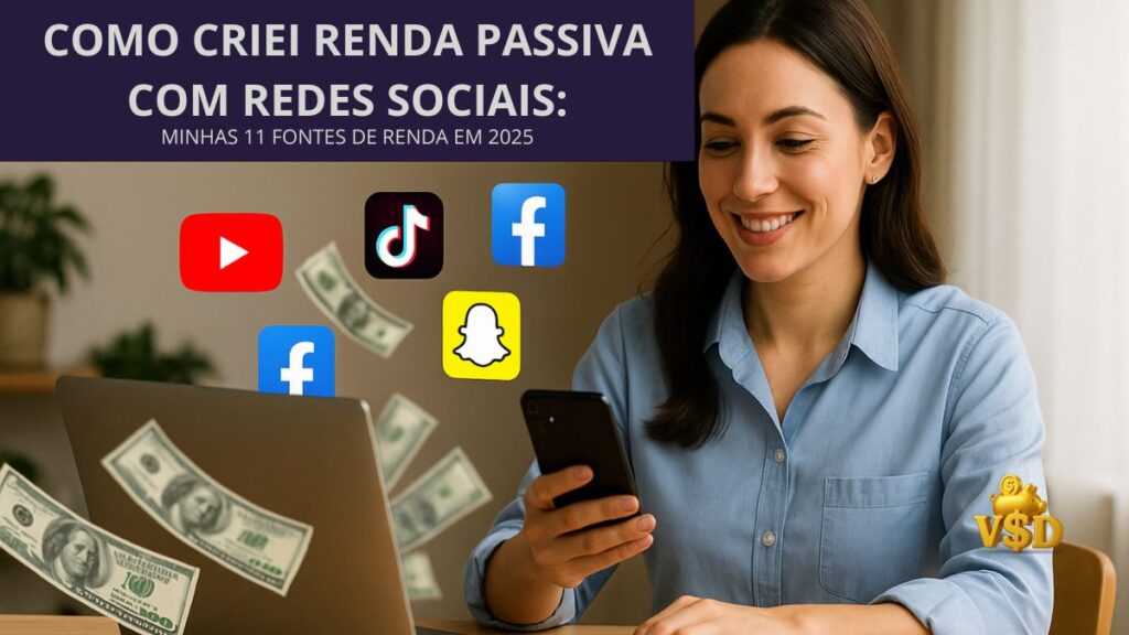 renda passiva com redes sociais