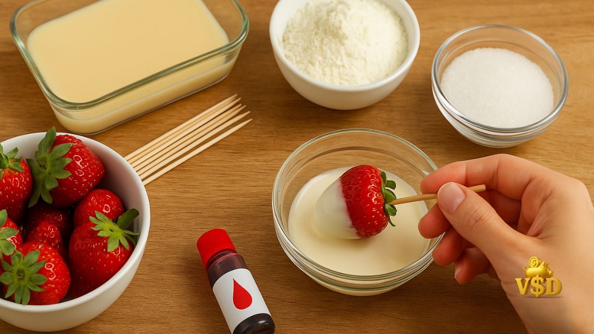 como-fazer-morango-do-amor-caseiro Ingredientes simples para preparar Morango do Amor em casa e vender.