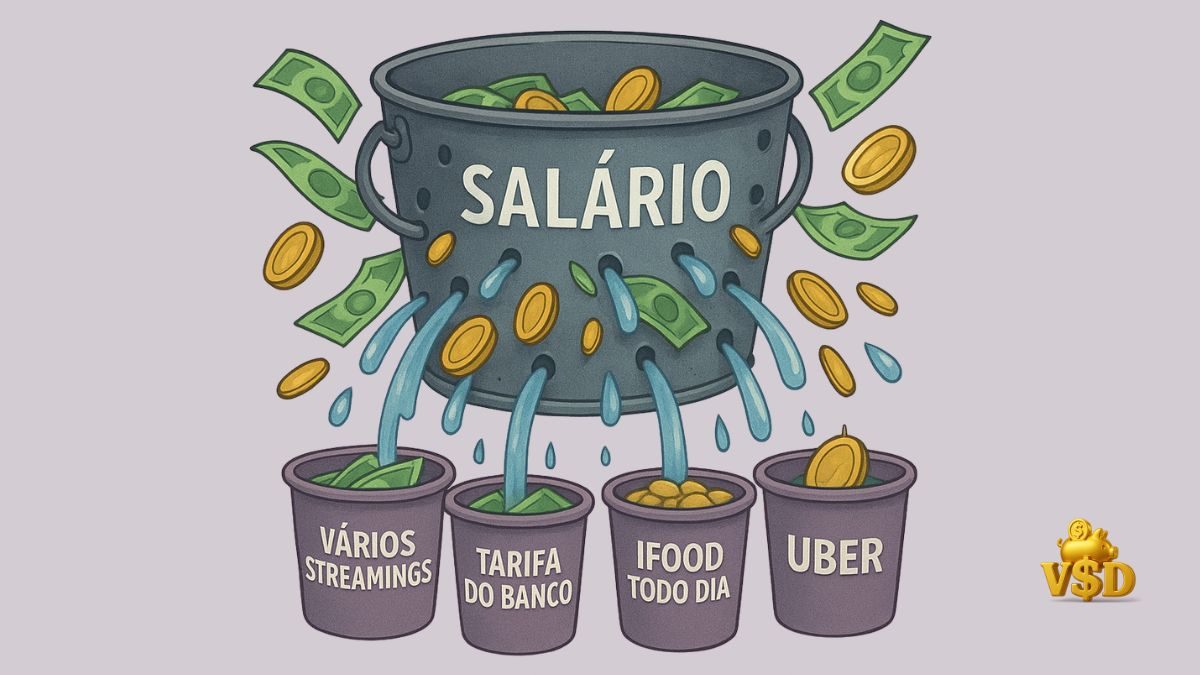 pequenos gastos que sugam seu salário